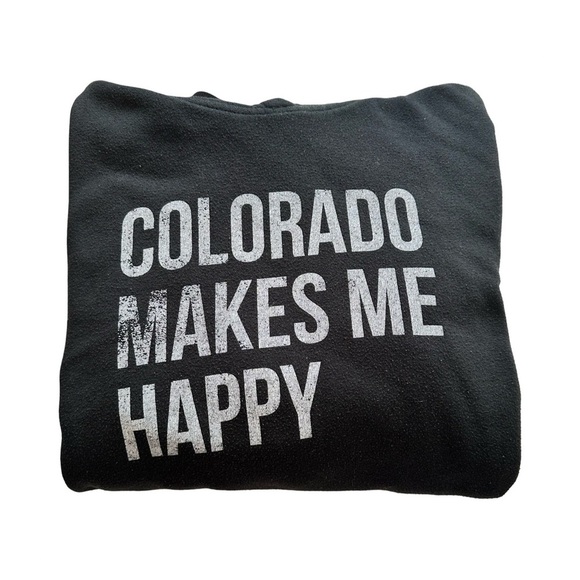 Republic Tops - Colorado Makes Me Happy Hoodie Women’s Size L